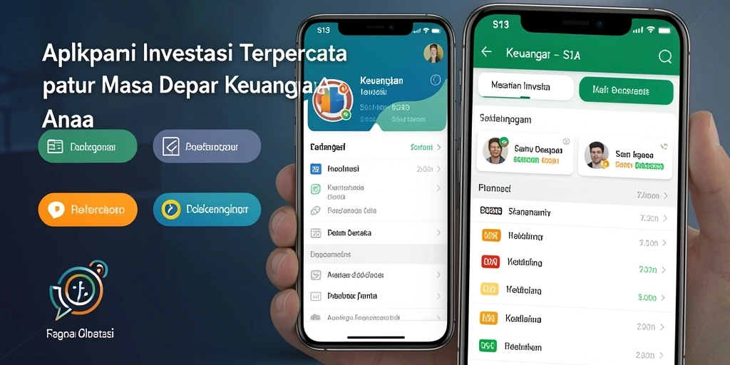 Tampilan antarmuka S13 yang sederhana dan informatif untuk investasi.