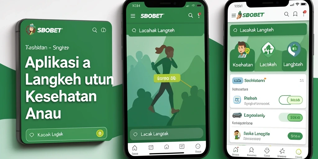 Tampilan antarmuka aplikasi Lacak Langkah SBOBET yang sederhana dan informatif.